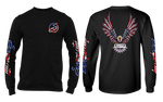 SCRAPE AMERICA LONG SLEEVE BLACK