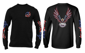 SCRAPE AMERICA LONG SLEEVE BLACK