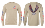 SCRAPE AMERICA LONG SLEEVE SAND