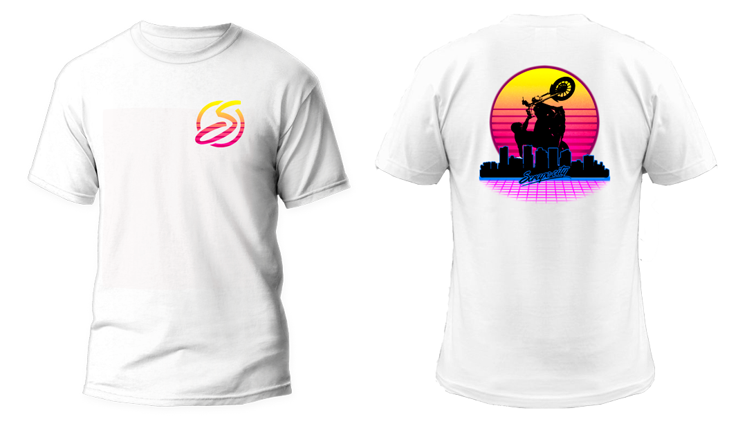 SUNSET TEE WHITE