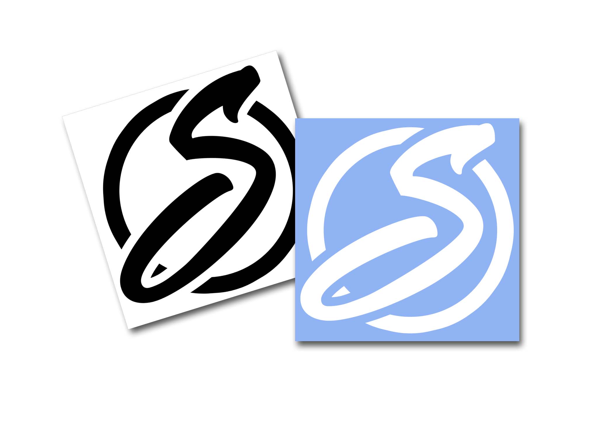 S LOGO DECAL 12"