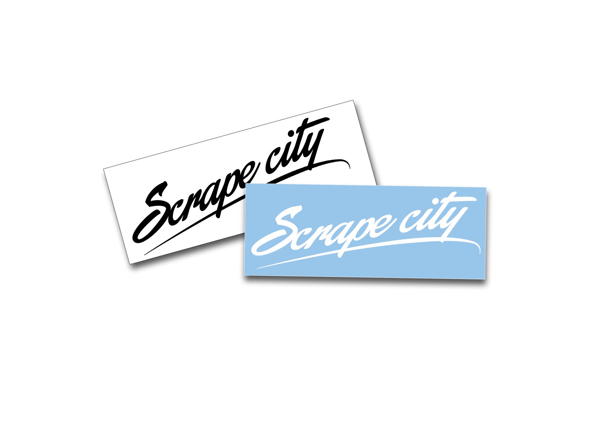 SCRIPT DECAL 6"