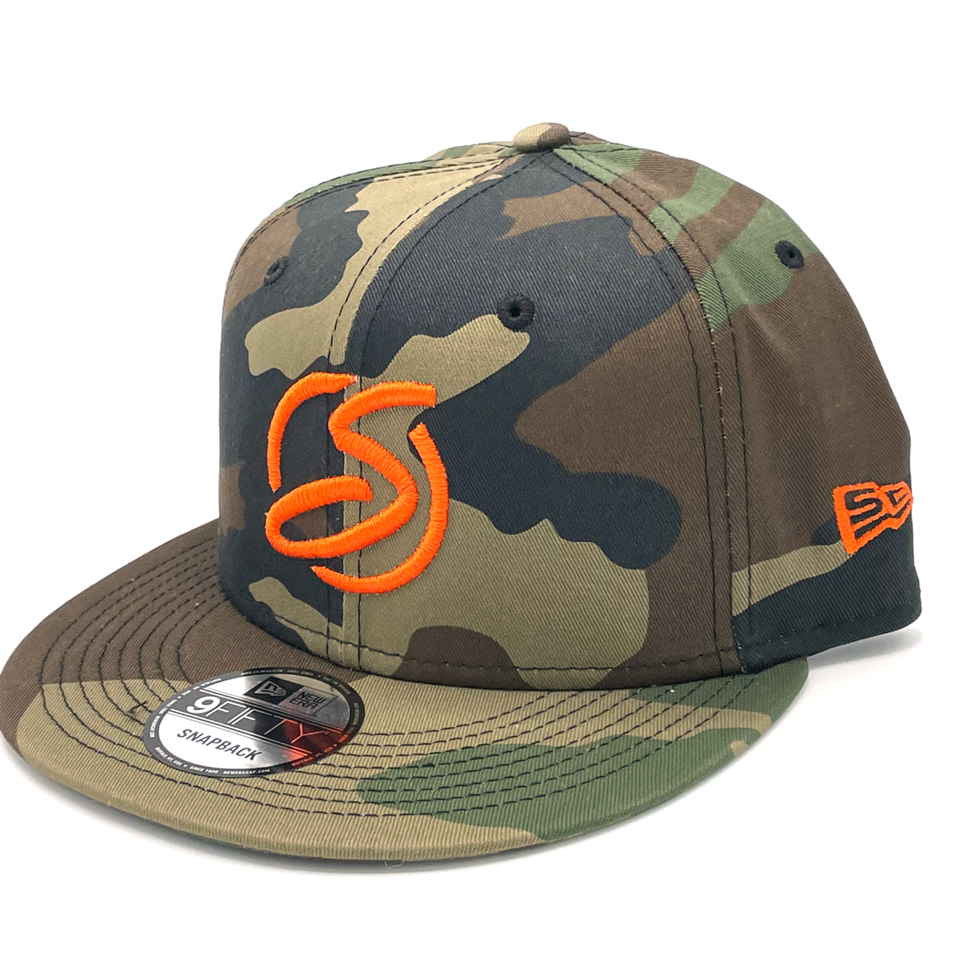 S LOGO HAT - CAMO ORANGE